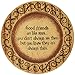 Your Hearts Delight Good Friends are Like Stars Wooden Plate, 11-1/2-Inch