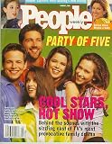 People March 3 1997 - Party of Five Scott Wolf, Matthew Fox, Lacey Chabert, Neve Campbell, Jennifer Love Hewitt (Vol. 47 No. 8)