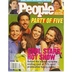 People March 3 1997 - Party of Five Scott Wolf, Matthew Fox, Lacey Chabert, Neve Campbell, Jennifer Love Hewitt (Vol. 47 No. 8)