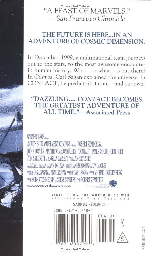 Contact: Carl Sagan: 9780671004101: Amazon.com: Books