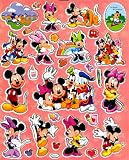 Mickey & Friends Disney Sticker Sheet C027 ~ Rainbow Minnie Mouse Back to School