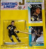 1993 - Kenner / Tonka - NHL - Starting Lineup / Rare First Year Edition - Jaromir Jagr / Pittsburgh Penguins Action Figure - w/ 2 Special Trading Cards - Mint - Limited Edition - CollectibleIMAGE