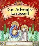 Advents- Kalender Das Advents- Karussell. Ein Pop-up- Tuerchenkalender mit Schleifchen-