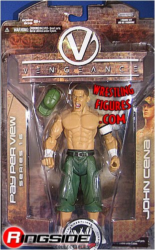 61S3MAnvKyL WWE Wrestling Action Figure PPV Pay Per View Series 16 Vengeance John Cena