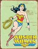 Wonder Woman Retro Metal Tin Sign , 12x16