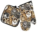 Cats Oven Mitt Potholder Set Gifts & Gift Ideas