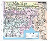 ミニ6穴サイズリフィル P522 東京・大阪周辺鉄道路線図 P522