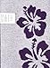 Arus Jacquard Woven Turkish Terry Cotton Beach Towel, Shells, Blue, 28x55, 28 in x 55 in (W x L), Hibiscus Purple