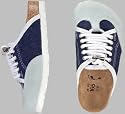 Birkis Clogs ''Sporty'' aus Velours/Textil in denim mit schmalem Fussbett