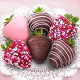 6 Love Berries Chocolate Covered Strawberries