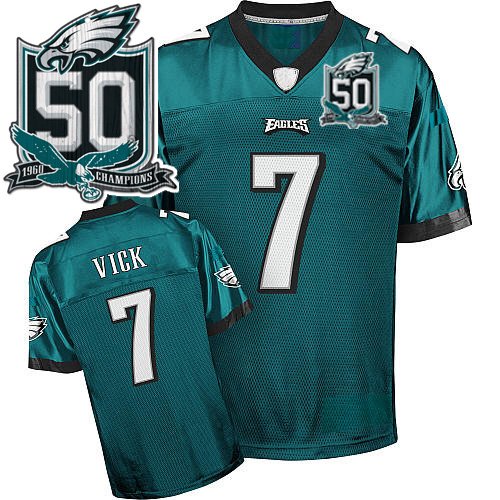 Michael Vick Philadelphia Eagles Authentic Green Jersey Size 56 - 3XL