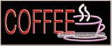 Coffee, Logo Neon Sign (13H x 32L x 3D)