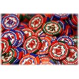 Bulk Chocolate Poker Chips, 465 Per Order, Only $0.15 Each