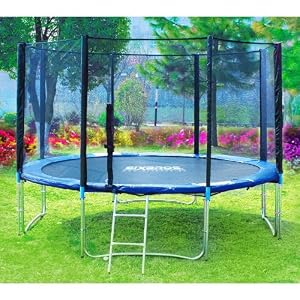 SixBros. Sport - Sixjump 3,70 M Ø XXL Professional Trampoline de jardin TS370/147 - Filet de sécurité | Échelle | Housse de protection | Certifié par Intertek / GS