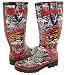 ED HARDY RAINIE TIGER RAIN SNOW BOOTS 8 NEW EURO 39