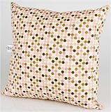 Tickled Pink Dot Pillow by Glenna Jean