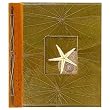 All Natural Handmade Photo Album - Heart and Diamond Design