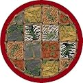 Cayman Isle Rug- Ruby(7'7" Round)
