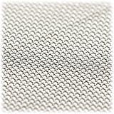 Stainless Steel 304 Mesh #400; 0.0012 Wire Diameter 36% Open Area Twilled Weave 3 x 3