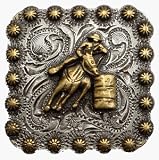 Barrel Racer Square Concho