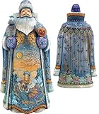 Regal Butterfly Santa - Russian Handcarving