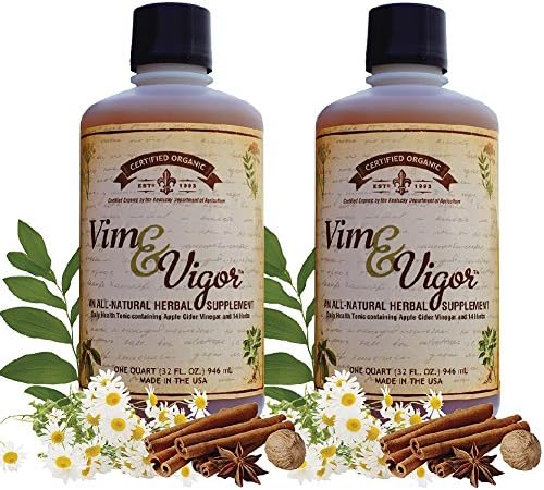 (Set/2) Vim &amp; Vigor Herbal Supplement - Natural Daily Organic Health Tonic
