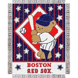 Boston Red Sox MLB Triple Woven Jacquard Throw (044 Series) (36"x46")