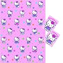 Hello Kitty - Giftwrap (2 sheets folded) and tags (2)