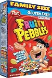 Post Fruity Pebbles Cereal, 15-Ounce Boxes (Pack of 4)