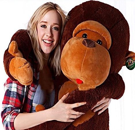 80cm Stuffed Monkey Toy Plush Monkey Giant Monkey Stuffed Animal Gift for Girls