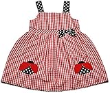 Samara Baby Girls Ladybug Seersucker Dress 18 Month Red