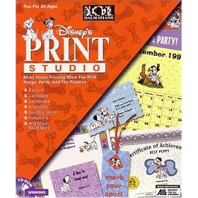 Disneys 101 Dalmations Print Studio