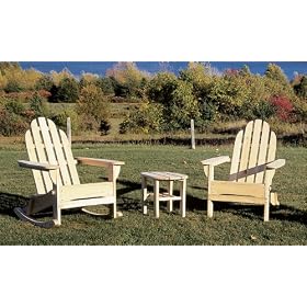 Cedar Adirondack Rocker Chair by OLD ADIRONDACK