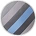 Shlax&Wing Stripes Blue Grey Handkerchieves Mens Neckties Hanky Pocket Square