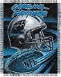 Carolina Panthers Spiral Series Jacquard Throw Blanket - NFL Football Fan Shop Team Merchandise