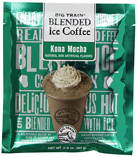 Big Train Blended Ice Coffee, Kona Mocha, 2.8-Ounce Bags (Pack of 25)