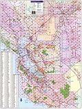 Bayarea to Sacramento Arterial (Thomas Guide and Street Guide Wall Map)