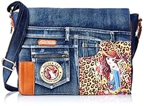 Nicole Lee Messenger Bag with 15 Inch Laptop Compartment, Sandra Camel, One Size
