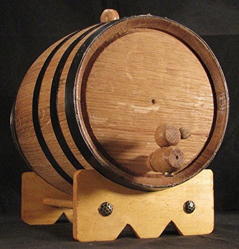 3L American Oak Barrel with Black Bands (3lb)