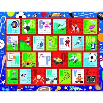 Into Sports 63pc Childrens Jigsaw Puzzle by Karen Rossi