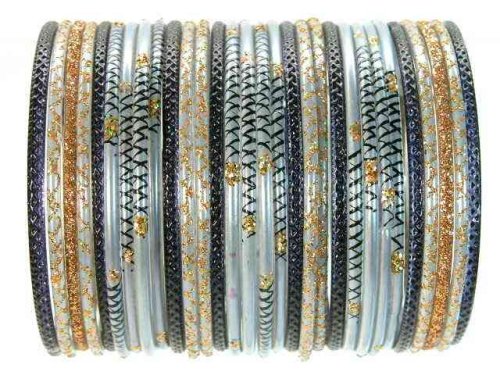 Click here to buy Beachcombers! Event & Wedding Ethnic Glass Indian Bangles Belly Dance Bracelets BoHo Chic Full....