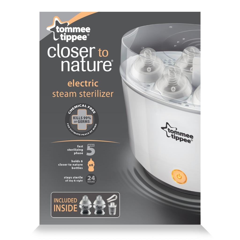 Tommee Tippee Electric Steam Sterilizer Baby Bottle Sterilizers Baby