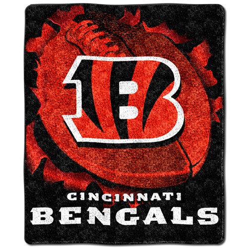 Cincinnati Bengals NFL Sherpa Throw (Big Burst Series) (50x60
