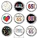 Happy 65th Birthday Sticker Decorations for Hershey Kisses (Set of 324)