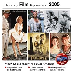 Harenberg Film Tageskalender 2005. Machen Sie jeden Tag zum Kinotag! Die gr�ssten Stars, die besten Filme - Daten, Fakten und Geschichten - Das t�gliche Quiz f�r alle Filmfans