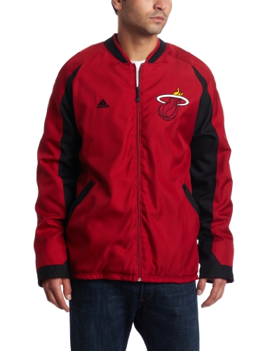 NBA Men's Miami Heat Tip Off Midweight Jacket (Garnet, Large)