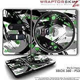 DJ Hero Skin Abstract 02 Green fit XBOX 360 and PS3 (DJ HERO NOT INCLUDED)