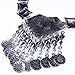 Qiyun (TM) Flat Metal Metallic Dangle Coin Tassel Lucky Design Choker Bib Jewelry Necklace