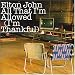 All That I'm Allowed (I'm Thankful) [CD 2] [CD 2]