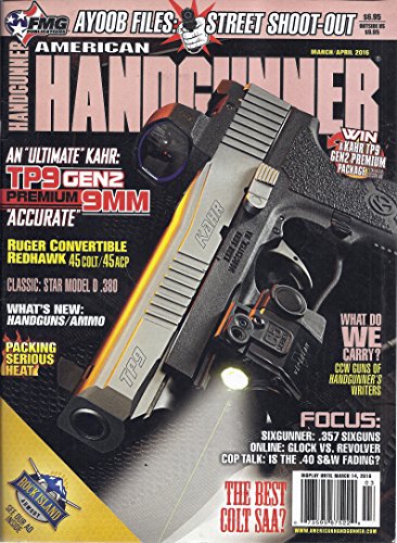 American Handgunner Magazine (March/April 2016 - Kahr TP9 Gen2 Premium 9MM)